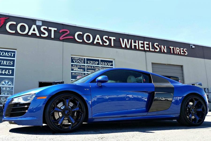  Audi R8 V10 on Forgiato Wheels (F2.09) 2017 года  (фото 2 из 3)